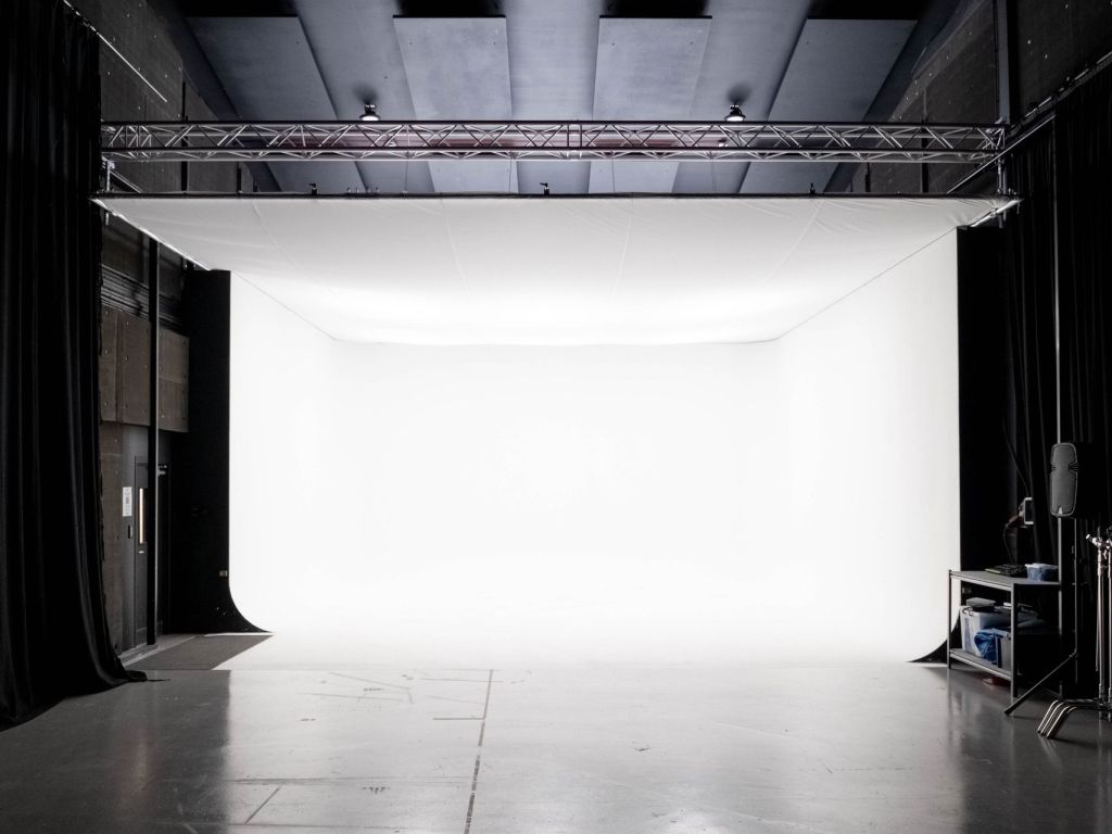 Studio 1 with magic cloth diffusion overhead